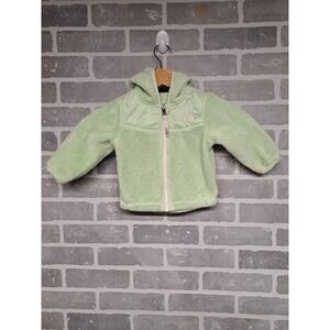 The North Face Infant Oso‎ Fleece Jacket Hoodie Full Zip Green 6-12 months